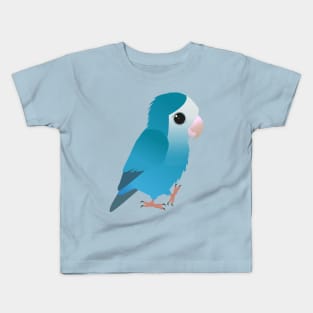 Cute blue peach faced lovebird Kids T-Shirt